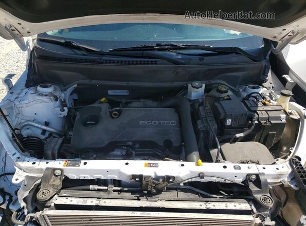 3GKALTEV5KL212792 2019 GMC TERRAIN White Vista del compartimento del motor