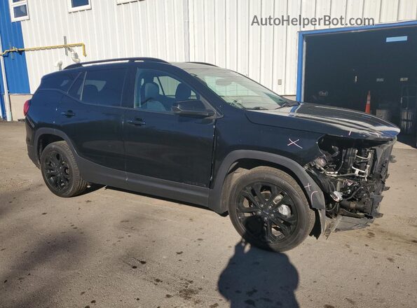 3GKALTEV5ML307940 2021 GMC TERRAIN Black Przód prawy