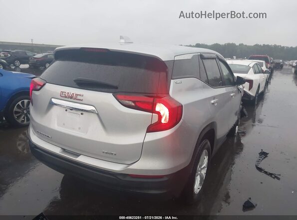 3GKALTEV5ML380919 2021 GMC TERRAIN Silver Trasero derecho