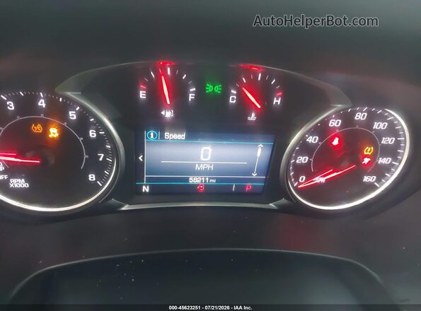 3GKALTEV5ML380919 2021 GMC TERRAIN Silver Vista de los asientos traseros