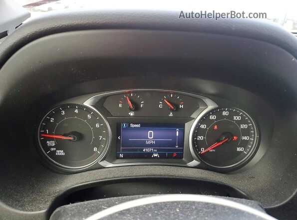 3GKALTEV5NL138522 2022 GMC TERRAIN Red Вид щитка приладів