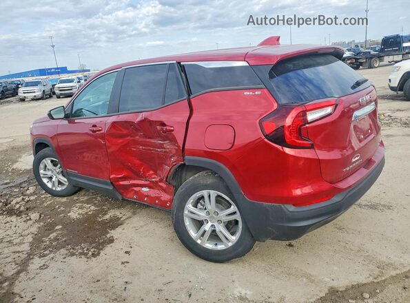 3GKALTEV5NL138522 2022 GMC TERRAIN Red Задня ліва чверть