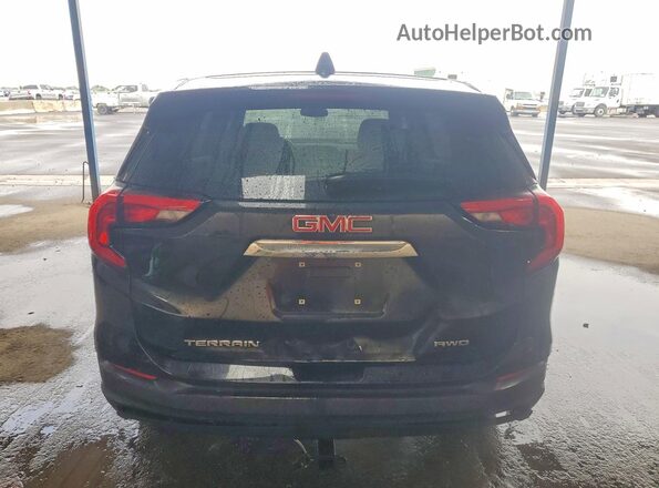 3GKALTEV6KL334819 2019 GMC TERRAIN Black Вид ззаду