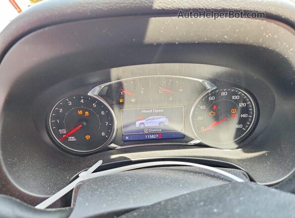 3GKALTEV6LL199763 2020 GMC TERRAIN White Instrument cluster view