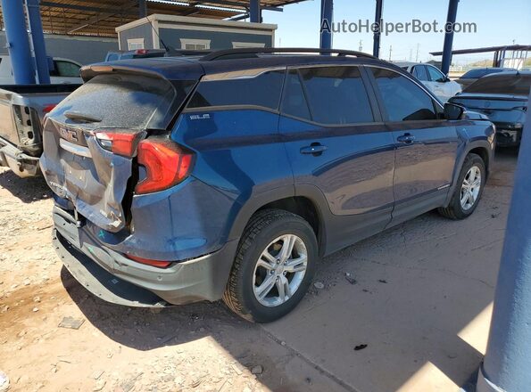 3GKALTEV6ML301645 2021 GMC TERRAIN Blue Trasero derecho