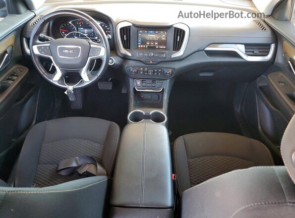3GKALTEV6ML301645 2021 GMC TERRAIN Blue Vista del salpicadero