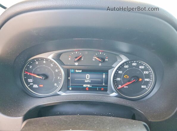3GKALTEV6ML301645 2021 GMC TERRAIN Blue Vista del cuadro de instrumentos