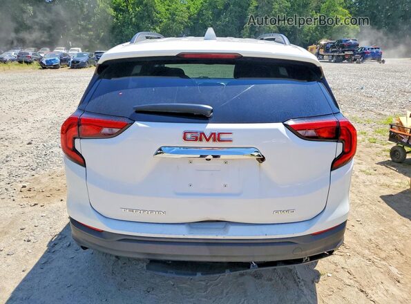 3GKALTEV7KL180217 2019 GMC TERRAIN White Հետևի տեսք