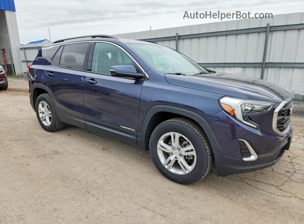 3GKALTEV7KL208095 2019 GMC TERRAIN Blue Przód prawy
