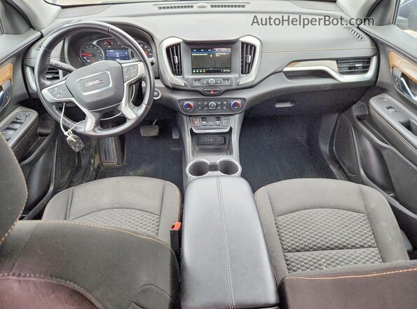 3GKALTEV7KL208095 2019 GMC TERRAIN Blue Widok deski rozdzielczej