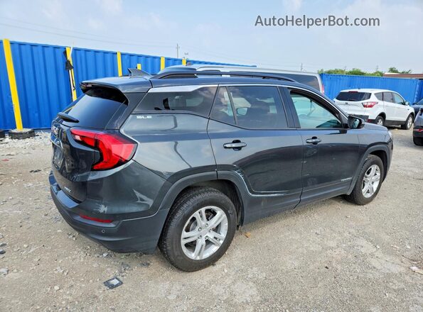 3GKALTEV7KL252243 2019 GMC TERRAIN Черный Задняя правая четверть