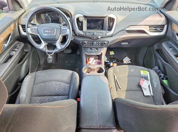 3GKALTEV7KL252243 2019 GMC TERRAIN Черный Вид панели приборов