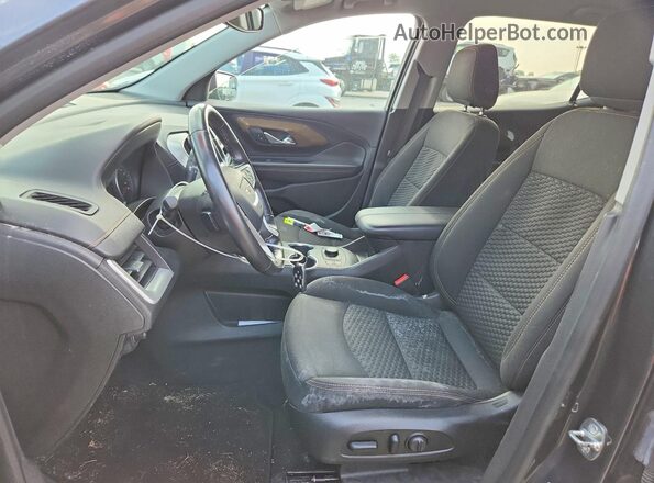 3GKALTEV7KL252243 2019 GMC TERRAIN Черный Вид салона спереди