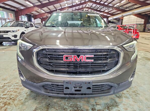 3GKALTEV7KL324090 2019 GMC TERRAIN Brown Դիմացի տեսք