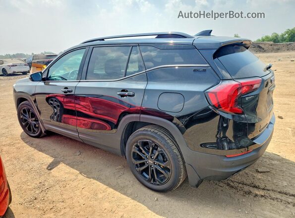 3GKALTEV7KL374794 2019 GMC TERRAIN Black Հետևի ձախ