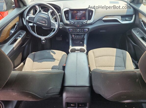 3GKALTEV7KL374794 2019 GMC TERRAIN Black Առջևի վահանակի տեսք