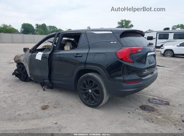 3GKALTEV7LL105826 2020 GMC TERRAIN Black Հետևի ձախ