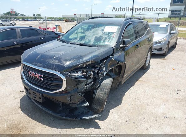 3GKALTEV7LL188075 2020 GMC TERRAIN Black Vista tres cuartos delantera izquierda