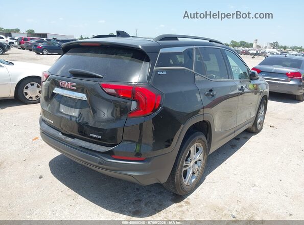 3GKALTEV7LL188075 2020 GMC TERRAIN Black Trasero derecho