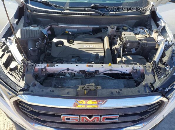 3GKALTEV7NL303664 2022 GMC TERRAIN White Vista del compartimento del motor