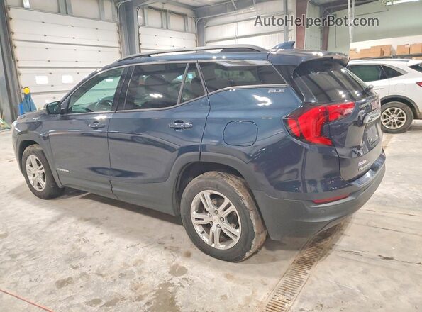 3GKALTEV8JL191256 2018 GMC TERRAIN Blue Tył lewy