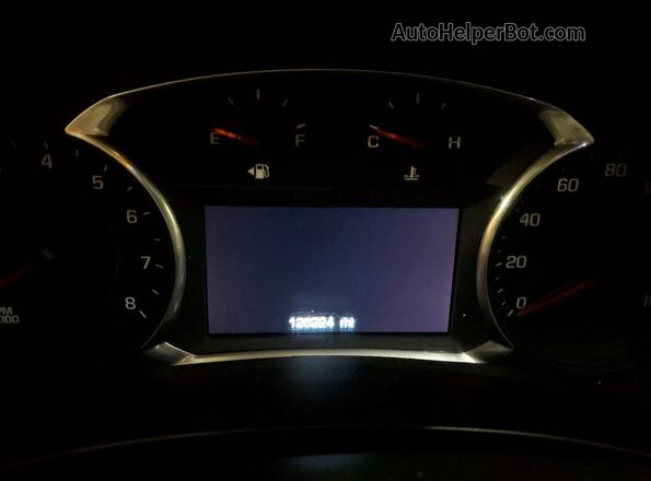 3GKALTEV8JL191256 2018 GMC TERRAIN Blue Widok zestawu wskaźników