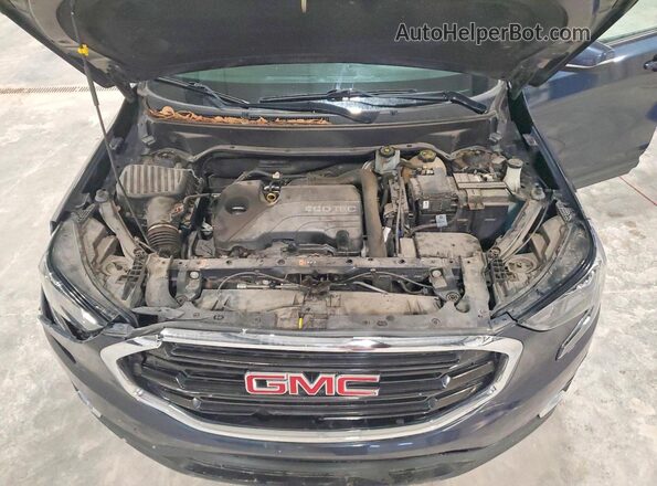 3GKALTEV8JL191256 2018 GMC TERRAIN Blue Widok komory silnika