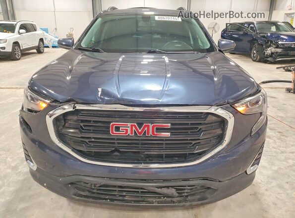3GKALTEV8JL191256 2018 GMC TERRAIN Blue Widok z przodu