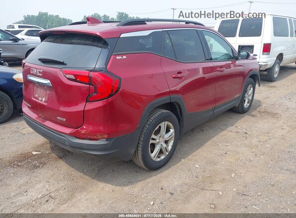 3GKALTEV8JL270104 2018 GMC TERRAIN Red უკანა მარჯვენა