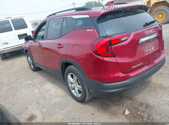 3GKALTEV8JL270104 2018 GMC TERRAIN Red უკანა მარცხენა