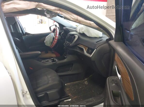 3GKALTEV8JL352592 2018 GMC TERRAIN White Widok wnętrza z przodu