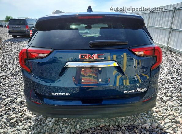 3GKALTEV8LL314413 2020 GMC TERRAIN Blue Vista trasera