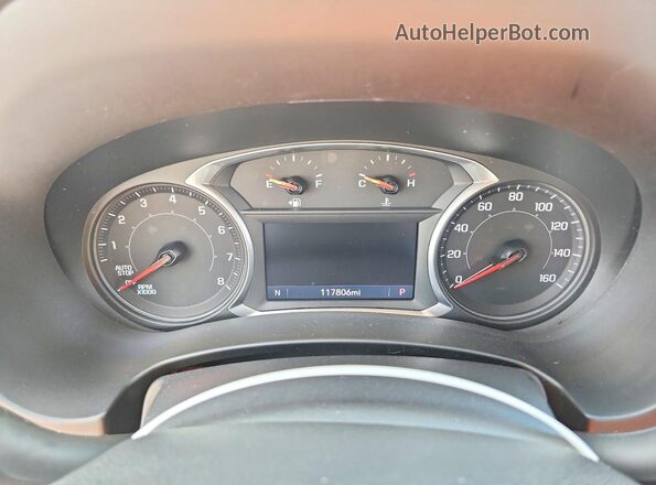 3GKALTEV8LL314413 2020 GMC TERRAIN Blue Vista del cuadro de instrumentos