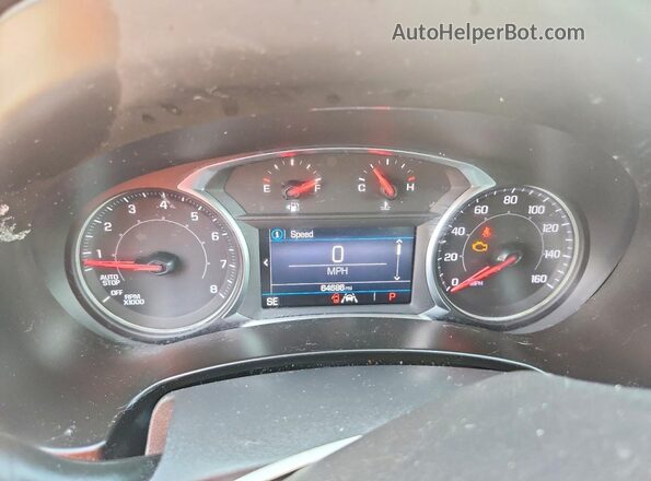 3GKALTEV8LL323743 2020 GMC TERRAIN Gray Instrument cluster view