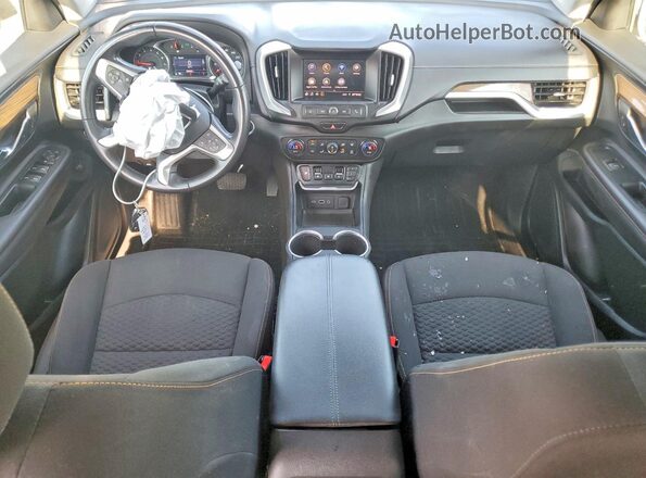 3GKALTEV8ML370126 2021 GMC TERRAIN Белый Вид панели приборов