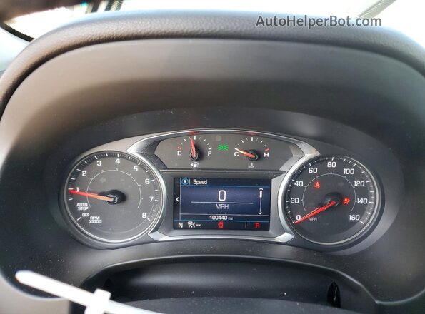 3GKALTEV8ML370126 2021 GMC TERRAIN Белый Вид щитка приборов