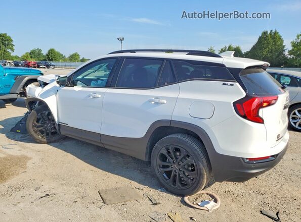 3GKALTEV8ML370126 2021 GMC TERRAIN Белый Задняя левая четверть