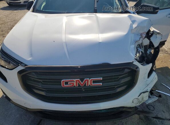 3GKALTEV8ML370126 2021 GMC TERRAIN Белый Вид подкапотного пространства