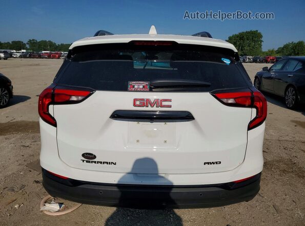 3GKALTEV8ML370126 2021 GMC TERRAIN Белый Вид сзади