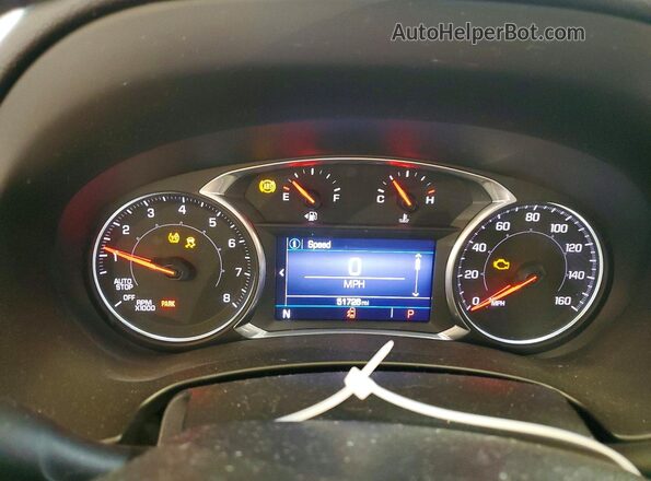3GKALTEV8ML383815 2021 GMC TERRAIN Gray Вид щитка приладів