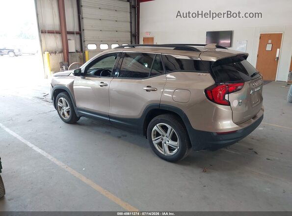 3GKALTEV9JL315213 2018 GMC TERRAIN Gold Задня ліва чверть