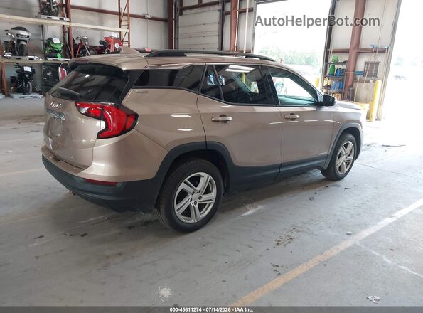 3GKALTEV9JL315213 2018 GMC TERRAIN Gold Задня права чверть
