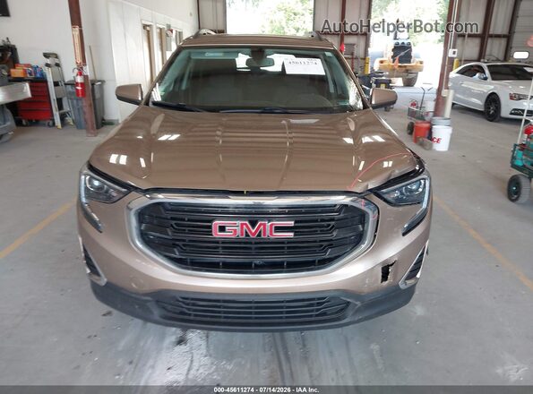 3GKALTEV9JL315213 2018 GMC TERRAIN Gold Вид щитка приладів