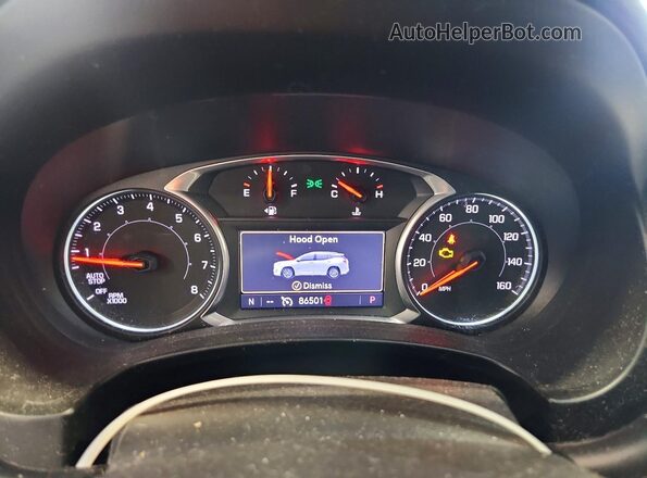 3GKALTEV9KL112632 2019 GMC TERRAIN Black Instrument cluster view