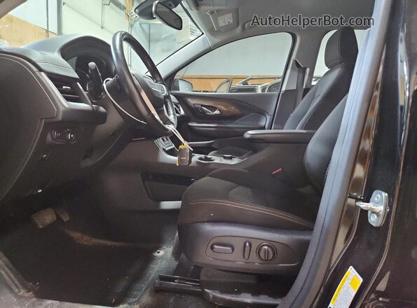 3GKALTEV9ML355778 2021 GMC TERRAIN Black წინა სალონის ხედი