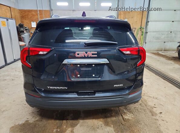 3GKALTEV9ML355778 2021 GMC TERRAIN Black უკანა ხედი