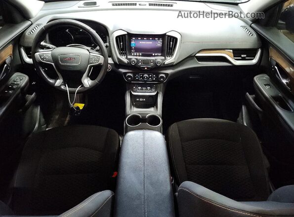 3GKALTEV9ML355778 2021 GMC TERRAIN Black წინა პანელის ხედი