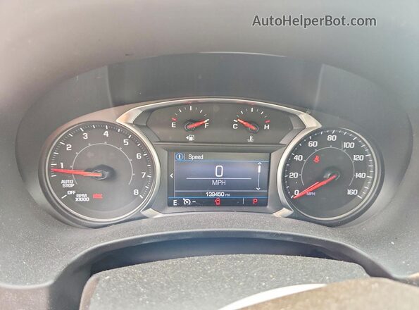3GKALTEVXLL208075 2020 GMC TERRAIN Black Widok zestawu wskaźników