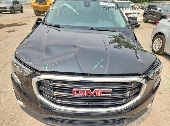 3GKALTEVXLL208075 2020 GMC TERRAIN Black Widok komory silnika