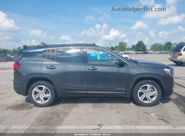 3GKALTEX0KL181355 2019 GMC TERRAIN Gray Vista interior trasera